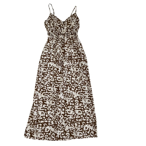 Rails Justine Nylon Midi Dress in Sepia Cheetah, Size Small, New with Tags! - Picture 2 of 12